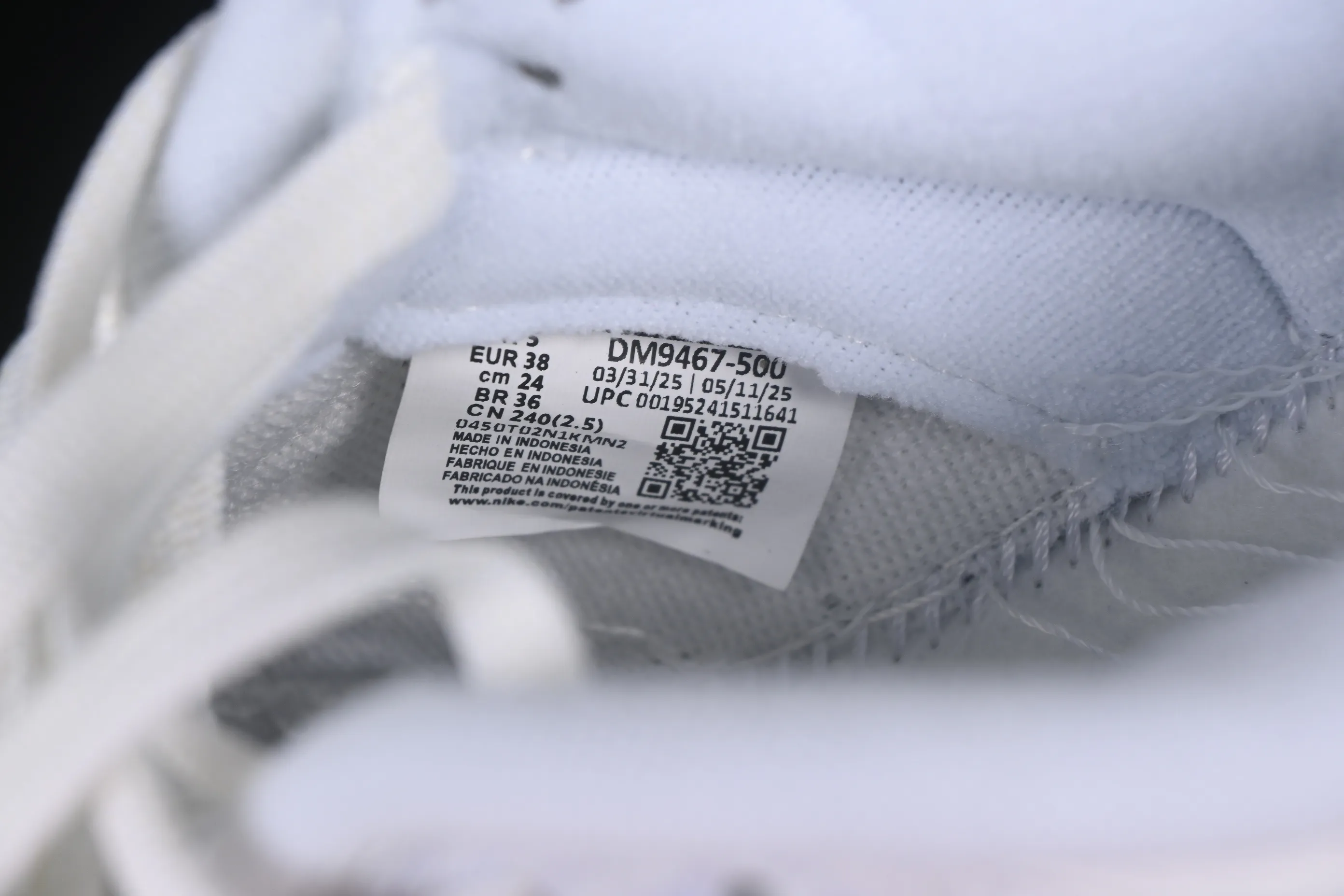 All categories Nk SB Dunk series Nk SB Dunk Low low-top sneakers Nike SB Dunk Low Prm white and light purple color SB low-top casual sneakers DM9467-500